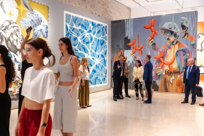 Urban Stories exhibition at Castillo de Mata, featuring the work of two Maltese artists