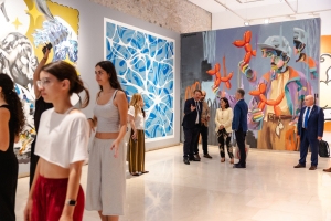 Urban Stories exhibition at Castillo de Mata, featuring the work of two Maltese artists
